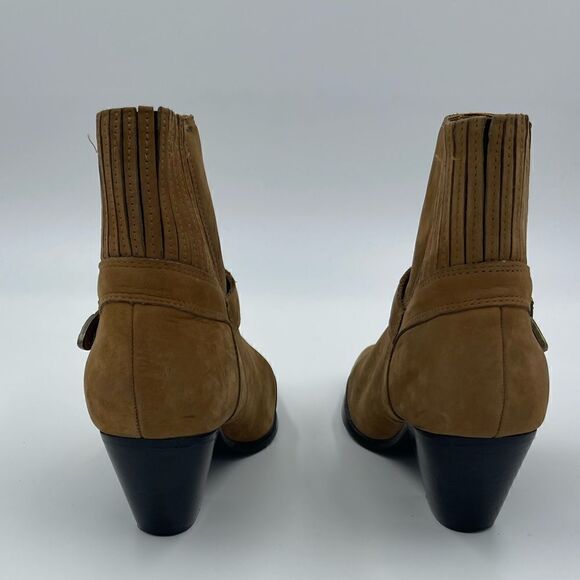 Dingo Women's Pull On Western Buckle Ankle Bootie Size 8 - Picture 6 of 10